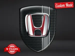 Honda Emblema Relieve Rendimiento Máximo Estilo Pro Duradero